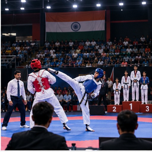 Taekwondo championship competition